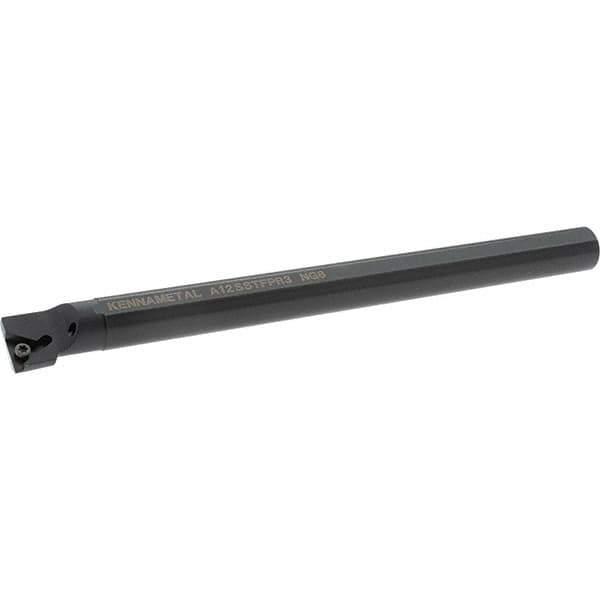 Kennametal - 23.62mm Min Bore Diam, 254mm OAL, 3/4" Shank Diam, A-STFP Indexable Boring Bar - TP.. Insert, Screw Holding Method - Industrial Tool & Supply