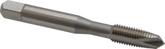 OSG - 5/16-24 UNF, 2 Flute, Bright Finish, High Speed Steel Spiral Point Tap - Plug Chamfer, Right Hand Thread, 2-23/32" OAL, 1-1/8" Thread Length, 0.318" Shank Diam, 3B Class of Fit, Series 105 - Exact Industrial Supply