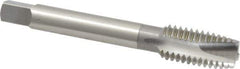 OSG - 1/2-13 UNC, 3 Flute, Bright Finish, High Speed Steel Spiral Point Tap - Plug Chamfer, Right Hand Thread, 3-3/8" OAL, 1-21/32" Thread Length, 0.367" Shank Diam, 3B Class of Fit, Series 105 - Exact Industrial Supply