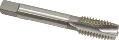 OSG - 5/8-11 UNC, 3 Flute, Bright Finish, High Speed Steel Spiral Point Tap - Plug Chamfer, Right Hand Thread, 3-13/16" OAL, 1-13/16" Thread Length, 0.48" Shank Diam, 3B Class of Fit, Series 105 - Exact Industrial Supply