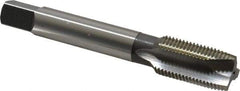 OSG - 5/8-18 UNF, 3 Flute, Bright Finish, High Speed Steel Spiral Point Tap - Plug Chamfer, Right Hand Thread, 3-13/16" OAL, 1-13/16" Thread Length, 0.48" Shank Diam, 3B Class of Fit, Series 105 - Exact Industrial Supply
