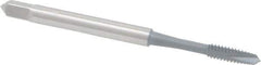 OSG - #4-40 UNC, 2 Flute, elektraLUBE Finish, High Speed Steel Spiral Point Tap - Plug Chamfer, Right Hand Thread, 1-7/8" OAL, 9/16" Thread Length, Series 105 - Exact Industrial Supply