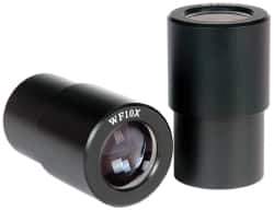 SPI - 10x Magnification, Microscope Eyepiece (Pair) - Use with SPI 12-504-7 Deluxe Stereo Zoom Microscope - Industrial Tool & Supply