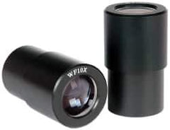 SPI - 10x Magnification, Microscope Eyepiece (Pair) - Use with SPI 12-504-7 Deluxe Stereo Zoom Microscope - Industrial Tool & Supply