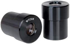 SPI - 20x Magnification, Microscope Eyepiece (Pair) - Use with SPI 12-504-7 Deluxe Stereo Zoom Microscope - Industrial Tool & Supply