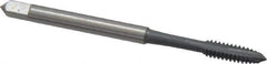 OSG - #6-32 UNC, 2 Flute, elektraLUBE Finish, High Speed Steel Spiral Point Tap - Plug Chamfer, Right Hand Thread, 2" OAL, 11/16" Thread Length, 2B Class of Fit, Series 105 - Exact Industrial Supply
