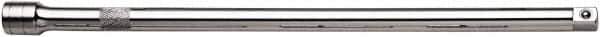 SK - 1/2" Drive Standard Socket Extension - 20" OAL, Chrome Finish - Industrial Tool & Supply
