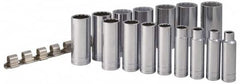 SK - 15 Piece 1/2" Drive Socket Set - Industrial Tool & Supply