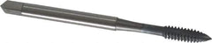 OSG - #6-32 UNC, 2 Flute, elektraLUBE Finish, High Speed Steel Spiral Point Tap - Plug Chamfer, Right Hand Thread, 2" OAL, 11/16" Thread Length, Series 105 - Exact Industrial Supply