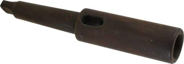 Scully Jones - MT4 Inside Morse Taper, MT4 Outside Morse Taper, Extension Sleeve - Hardened & Ground Throughout, 5.81" Projection, 1.88" Body Diam - Exact Industrial Supply