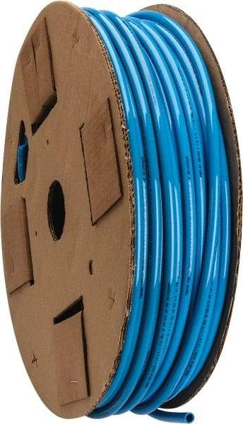 Parker - 3/8" ID x 1/2" OD, 1/16" Wall Thickness, 250' Long, Polyurethane Tube - Blue, 85 Max psi, 90 - 95 Shore A Hardness, -40 to 180°F - Industrial Tool & Supply