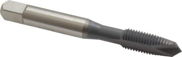 OSG - 5/16-24 UNF, 2 Flute, elektraLUBE Finish, High Speed Steel Spiral Point Tap - Plug Chamfer, Right Hand Thread, 2-23/32" OAL, 1-1/8" Thread Length, 3B Class of Fit, Series 105 - Exact Industrial Supply