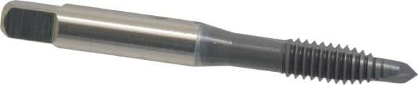 OSG - 5/16-18 UNC, 2 Flute, elektraLUBE Finish, High Speed Steel Spiral Point Tap - Plug Chamfer, Right Hand Thread, 2-23/32" OAL, 1-1/8" Thread Length, 2B Class of Fit, Series 105 - Exact Industrial Supply