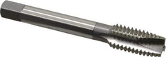 OSG - 1/2-13 UNC, 3 Flute, elektraLUBE Finish, High Speed Steel Spiral Point Tap - Plug Chamfer, Right Hand Thread, 3-3/8" OAL, 1-21/32" Thread Length, 2B Class of Fit, Series 105 - Exact Industrial Supply