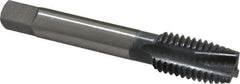 OSG - 5/8-11 UNC, 3 Flute, elektraLUBE Finish, High Speed Steel Spiral Point Tap - Plug Chamfer, Right Hand Thread, 3-13/16" OAL, 1-13/16" Thread Length, 2B Class of Fit, Series 105 - Exact Industrial Supply