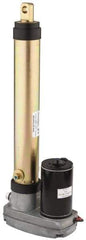 Thomson Industries - 8" Stroke Len, 30% Duty Cycle, 12 Volt, Performance PakLinear Electromechanical Actuator - DC Input, 1.1" per Second, 750 Lb Capacity - Industrial Tool & Supply