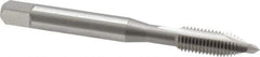 OSG - 1/4-28 UNF, 2 Flute, Bright Finish, High Speed Steel Spiral Point Tap - Plug Chamfer, Right Hand Thread, 2-1/2" OAL, 1" Thread Length, 0.255" Shank Diam - Exact Industrial Supply