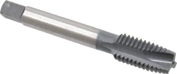 OSG - 1/2-13 UNC, 3 Flute, elektraLUBE Finish, High Speed Steel Spiral Point Tap - Plug Chamfer, Right Hand Thread, 3-3/8" OAL, 1-21/32" Thread Length - Exact Industrial Supply