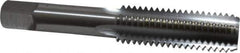 OSG - 5/8-11 UNC 4 Flute Bright Finish High Speed Steel Straight Flute Standard Hand Tap - Bottoming, Right Hand Thread, 3-13/16" OAL, 1-13/16" Thread Length, H11 Limit, 0.005" Oversize - Exact Industrial Supply