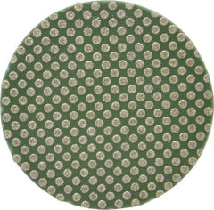 Norton - 2" Diam, 60 Grit Diamond Adhesive PSA Disc - Coarse Grade, Green, Cloth Backing, Flexible - Industrial Tool & Supply