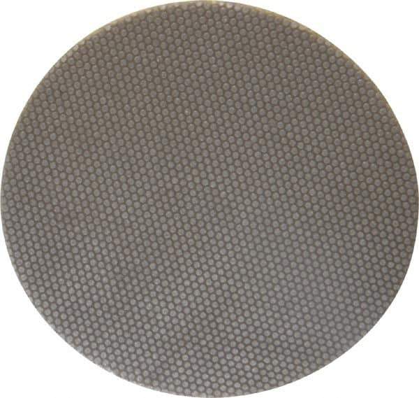 Norton - 2" Diam, 400 Grit Diamond Adhesive PSA Disc - Super Fine Grade, Yellow, Cloth Backing, Flexible - Industrial Tool & Supply