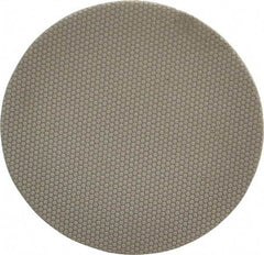 Norton - 2" Diam, 800 Grit Diamond Adhesive PSA Disc - Ultra Fine Grade, White, Cloth Backing, Flexible - Industrial Tool & Supply