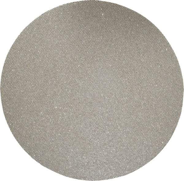 Norton - 5" Diam, 120 Grit Diamond Adhesive PSA Disc - Medium Grade, Black, Cloth Backing, Flexible - Industrial Tool & Supply