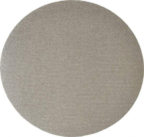 Norton - 6" Diam, 120 Grit Diamond Adhesive PSA Disc - Medium Grade, Black, Cloth Backing, Flexible - Industrial Tool & Supply