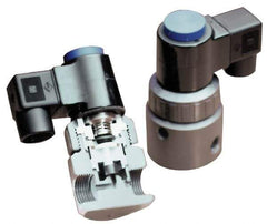 Plast-O-Matic - Direct Acting, PVC Solenoid Valve - Normally Closed, Viton Seal - Industrial Tool & Supply