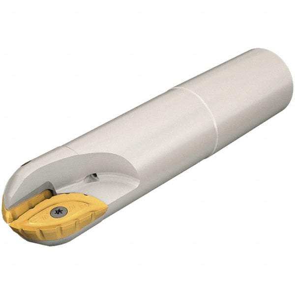 Iscar - 1/2" Cut Diam, 0.4" Max Depth of Cut, 5/8" Shank Diam, 6-1/2" OAL, Indexable Ball Nose End Mill - 2.4" Head Length, Straight Shank, BCM Toolholder, BCR... Insert - Industrial Tool & Supply