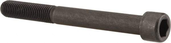 Value Collection - 7/8-9 UNC Hex Socket Drive, Socket Cap Screw - Alloy Steel, Black Oxide Finish, Partially Threaded, 8" Length Under Head - Industrial Tool & Supply