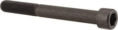 Value Collection - 7/8-9 UNC Hex Socket Drive, Socket Cap Screw - Alloy Steel, Black Oxide Finish, Partially Threaded, 8" Length Under Head - Industrial Tool & Supply
