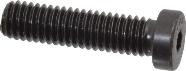 Value Collection - 3/8-16 UNC Hex Socket Drive, Low Socket Cap Screw - Alloy Steel, Black Oxide Finish, Fully Threaded, 1-1/2" Length Under Head - Industrial Tool & Supply