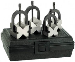 SPI - 90° Angle, V-Block - 1-1/2 and 2" Long x 1-1/4 and 1-1/2" High - Industrial Tool & Supply