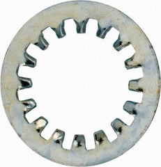 Value Collection - 1-1/2" Screw, 1.53" ID, Steel Internal Tooth Lock Washer - 2.515" OD, Zinc-Plated, Grade 1075 - Industrial Tool & Supply