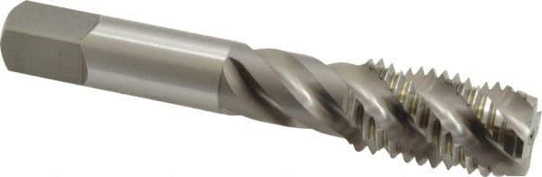 OSG - 3/4-10 UNC 4 Flute Plug Spiral Flute Tap - High Speed Steel, Bright Finish, 4-1/4" OAL, Right Hand Flute, Right Hand Thread, H3, Series 106/107 - Industrial Tool & Supply