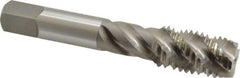 OSG - 3/4-10 UNC 4 Flute Plug Spiral Flute Tap - High Speed Steel, Bright Finish, 4-1/4" OAL, Right Hand Flute, Right Hand Thread, H3, Series 106/107 - Industrial Tool & Supply