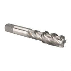 OSG - 3/4-16 UNF 4 Flute 3B Plug Spiral Flute Tap - High Speed Steel, Bright Finish, 4-1/4" OAL, Right Hand Flute, Right Hand Thread, H3, Series 106/107 - Industrial Tool & Supply