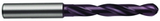 17mm Dia-Carbide HP 5XD Drill-140° Point-Firex - Industrial Tool & Supply