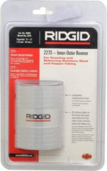 Ridgid - 1/2 to 2 Pipe Capacity, Inner Outer Reamer - Cuts Copper, Aluminium, and Thin Walled Stainless Steel Tubes - Industrial Tool & Supply