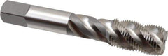OSG - 3/4-16 UNF 4 Flute 3B Bottoming Spiral Flute Tap - High Speed Steel, Bright Finish, 4-1/4" OAL, Right Hand Flute, Right Hand Thread, H3, Series 106/107 - Industrial Tool & Supply