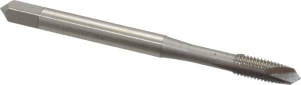 OSG - #5-40 UNC, H2, 2 Flutes, Plug Chamfer, Bright Finish, High Speed Steel Spiral Point STI Tap - 1-15/16" OAL, 0.141" Shank Diam, 5/8" Thread Length, Series 125 - Exact Industrial Supply