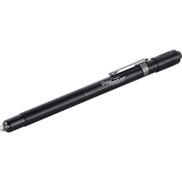 Streamlight - Blue LED Bulb, 2 Lumens, Mini Flashlight - Black Aluminum Body, 3 AAAA Alkaline Batteries Included - Industrial Tool & Supply