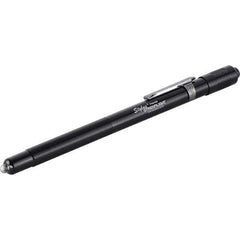 Streamlight - Blue LED Bulb, 2 Lumens, Mini Flashlight - Black Aluminum Body, 3 AAAA Alkaline Batteries Included - Industrial Tool & Supply