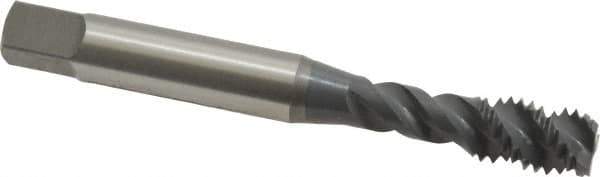OSG - 1/4-20 UNC, 3 Flute, 50° Helix, Bottoming Chamfer, elektraLUBE Finish, High Speed Steel Spiral Flute STI Tap - 2-1/2" OAL, 1" Thread Length - Exact Industrial Supply