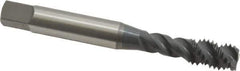 OSG - 1/4-20 UNC, 3 Flute, 50° Helix, Bottoming Chamfer, elektraLUBE Finish, High Speed Steel Spiral Flute STI Tap - 2-1/2" OAL, 1" Thread Length - Exact Industrial Supply