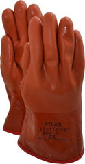 SHOWA - Size L (9), 12" Long, PVC Chemical Resistant Gloves - Industrial Tool & Supply
