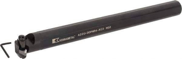 Kennametal - 1.705" Min Bore Diam, 14" OAL, 1-1/4" Shank Diam, A-DDPN-KC Indexable Boring Bar - DN.. Insert, Clamp Holding Method - Industrial Tool & Supply