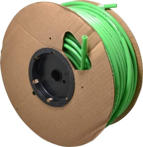 Parker - 0.275" ID x 3/8" OD, 3/64" Wall Thickness, 250' Long, Nylon Tube - Green, 250 Max psi, -65 to 200°F - Industrial Tool & Supply
