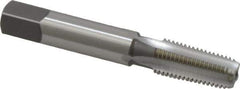 OSG - 1/16-27 NPT Thread, 4 Flute Standard Pipe Tap - 2-1/8" OAL, 11/16" Thread Length, 5/16" Shank Diam, Bright Finish, High Speed Steel - Exact Industrial Supply